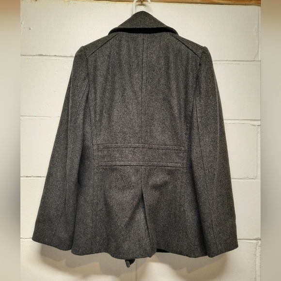 J. Crew Wool Pea Coat Old Money Quiet Luxury Womens Small - Picture 3 of 5